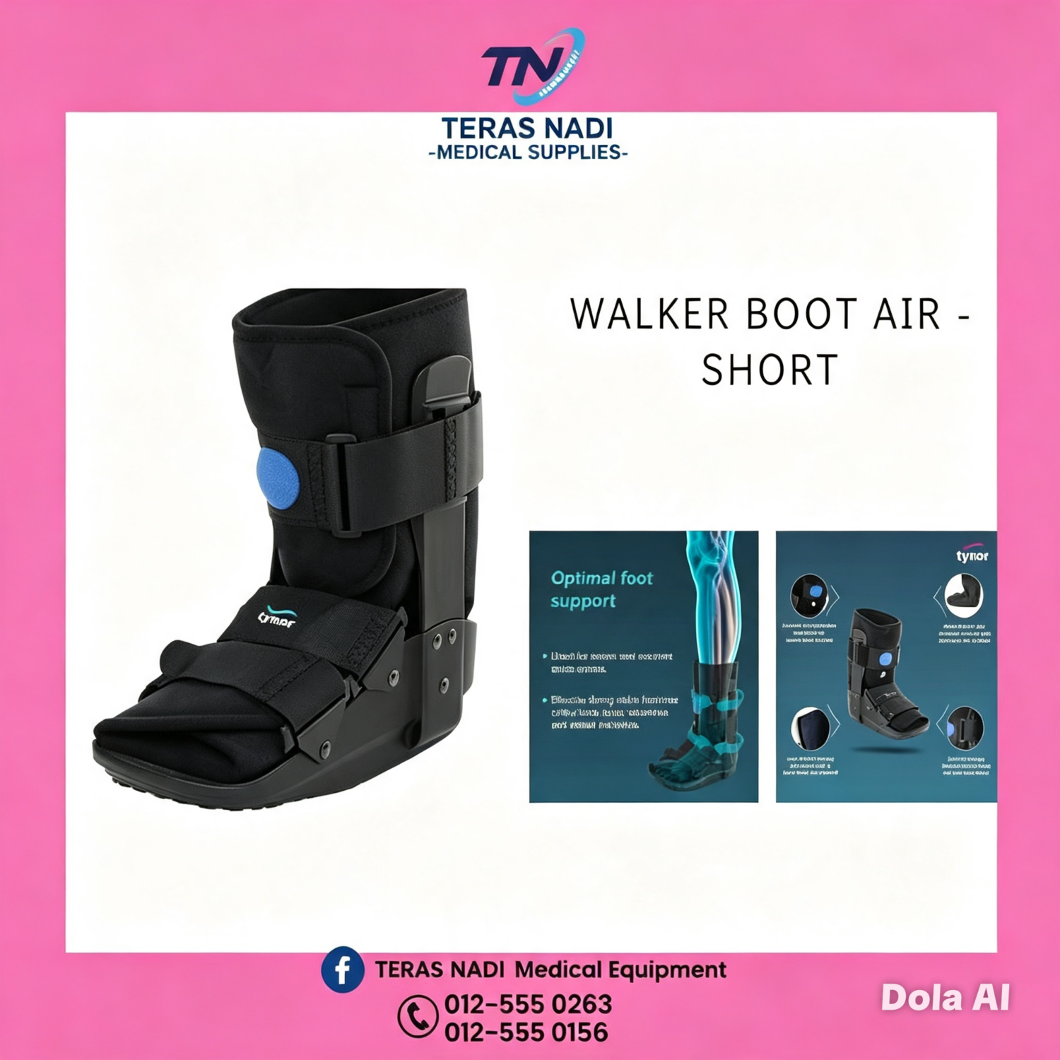 WALKER BOOT AIR- SHORT